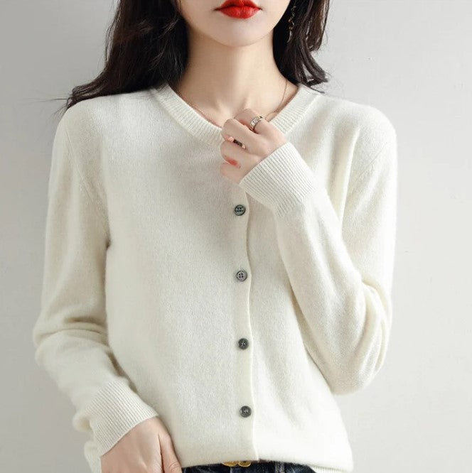 Levoire | Fine Cardigan Pour Le Printemps Blanc