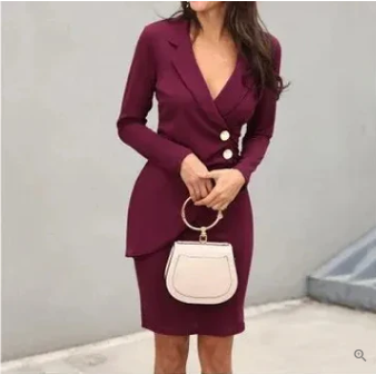 Levoire | Robe générale moderne et polyvalente Rouge