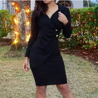 Levoire | Robe d'hiver Effortless et Tendance Noir