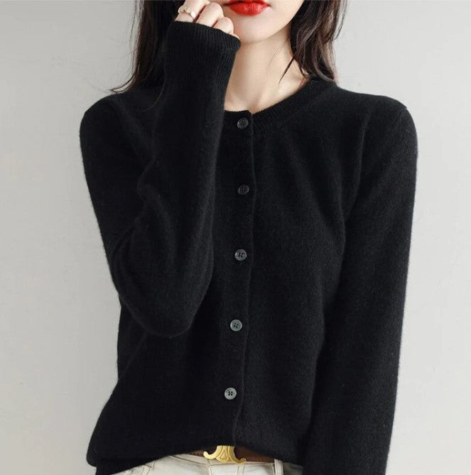 Levoire | Fine Cardigan Pour Le Printemps Noir