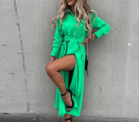 Levoire | Robe De Mode Vert
