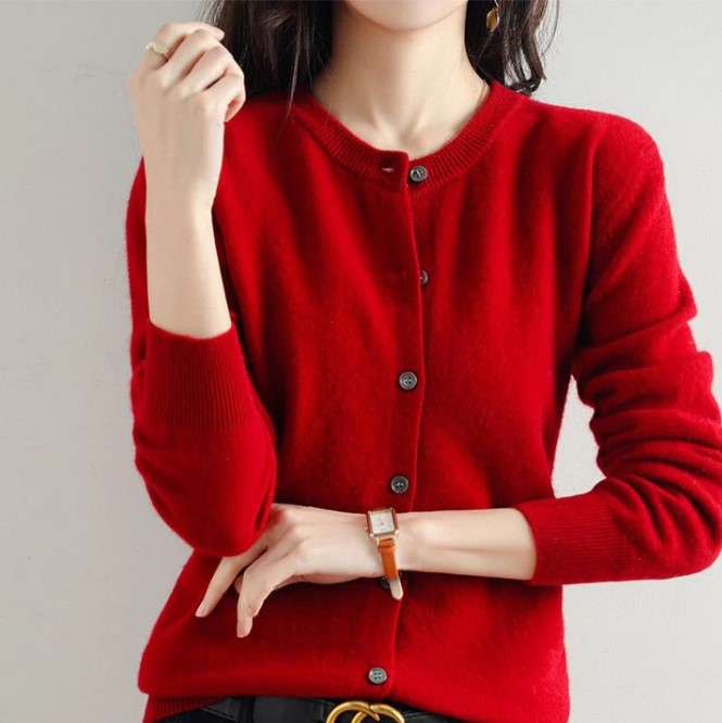 Levoire | Fine Cardigan Pour Le Printemps Rot