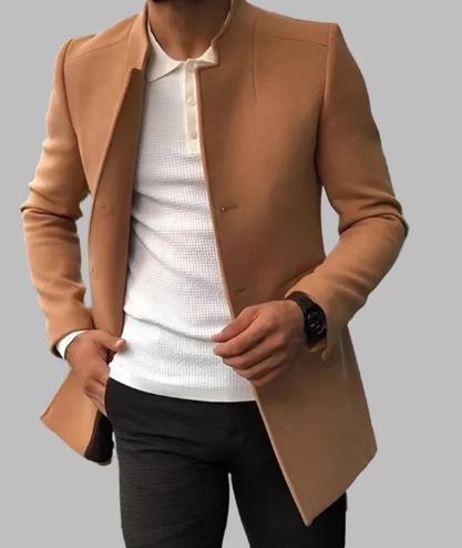 Levoire | Veste Minimaliste Pour Homme Khaki