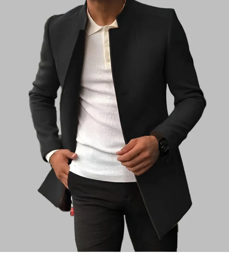 Levoire | Veste Minimaliste Pour Homme Noir