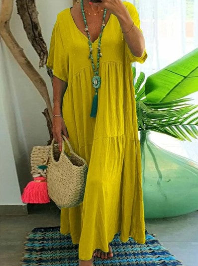 Levoire | En Coton Et Lin Jaune
