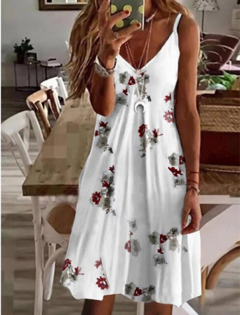 Levoire | Robe Féminine Élégante Fleurs 2XL