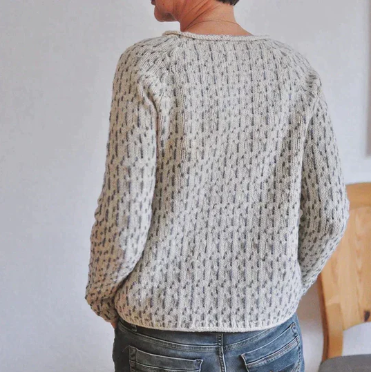 Levoire | Le Pull En Tricot Gris Élégant