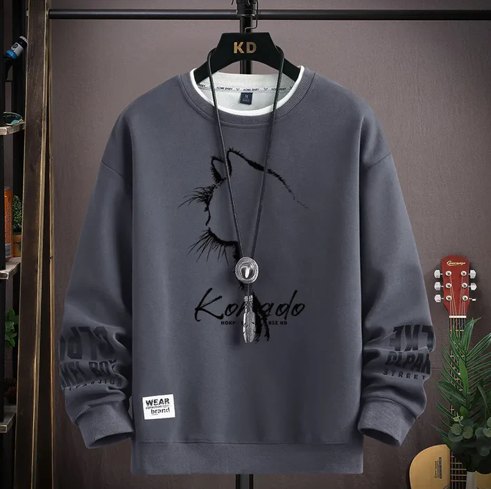 Levoire | Sweat-Shirt Dans Le Style Sweat-Shirt Gris