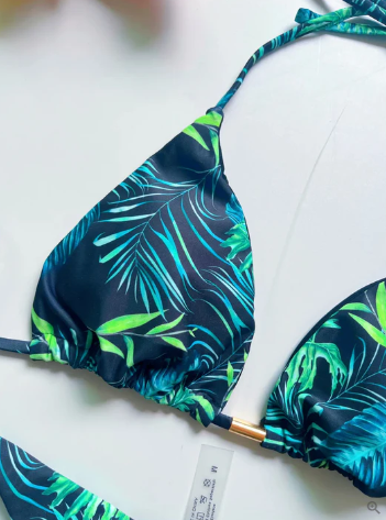 Levoire | Bikini Bandeau Triangulaire Avec Imprimé