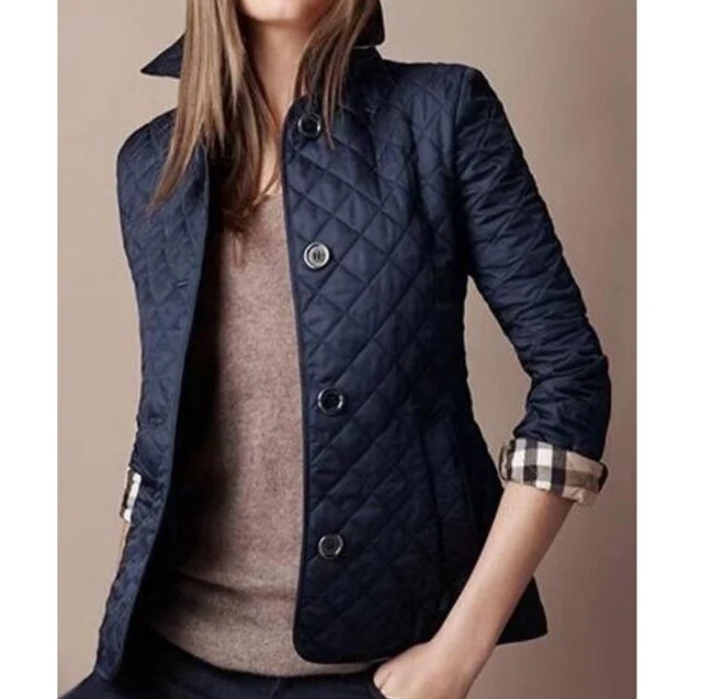 Levoire | La Veste Élégante Et Étroite En Soie-Coton Bleu marine