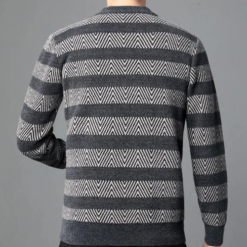 Levoire | Pull Homme Moderne En Tricot Avec Motif