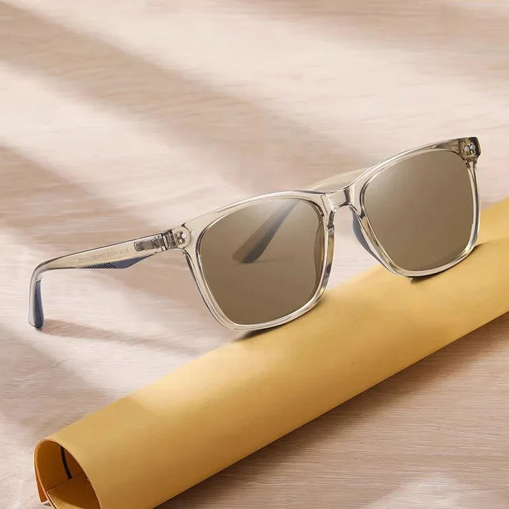 Levoire | Lunettes De Soleil Classiques Avec Monture Transparente Pour Femmes Brun transparent
