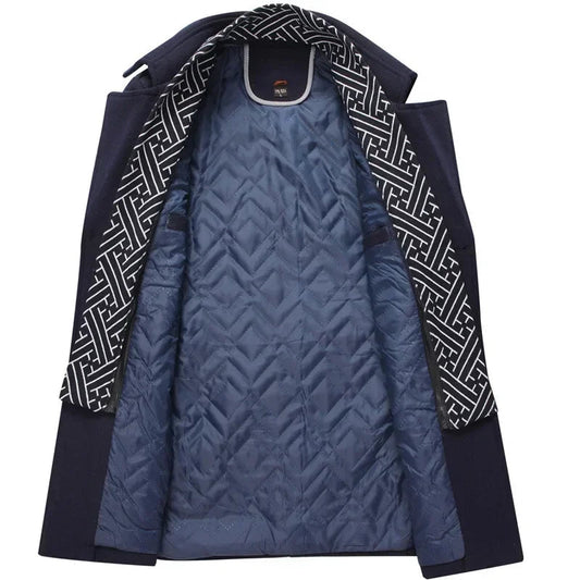 Levoire | Long Wool Coat With Buttons