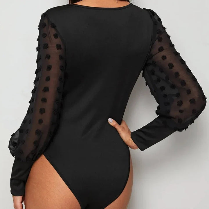 Levoire | Body Avec Des Manches Longues Bouffantes