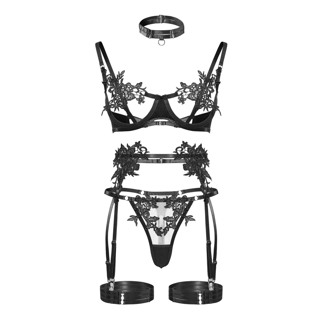 Levoire | Ensemble De Lingerie De Soirée Noir