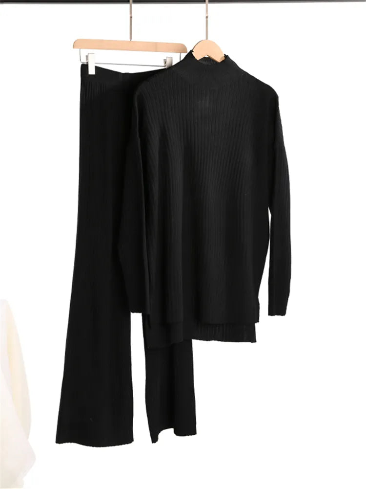 Levoire | Ensemble En Tricot Noir
