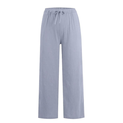 Levoire | Pantalon En Coton Et Lin Respirant Pour Femmes