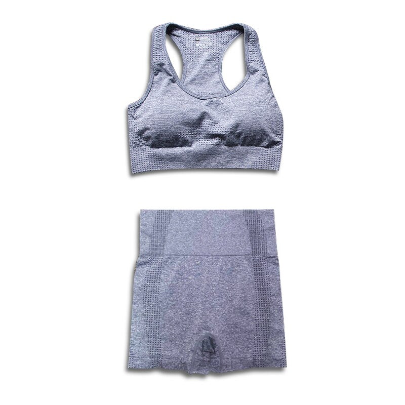 Levoire | Ensemble De Sport Avec Soutien-Gorge De Sport Gris