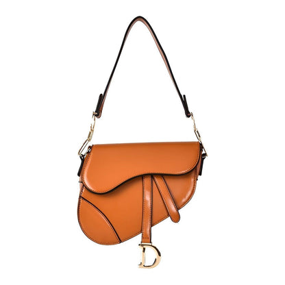 Levoire | Sac À Main Épuré Avec Zip Et Sangle Réglable Orange