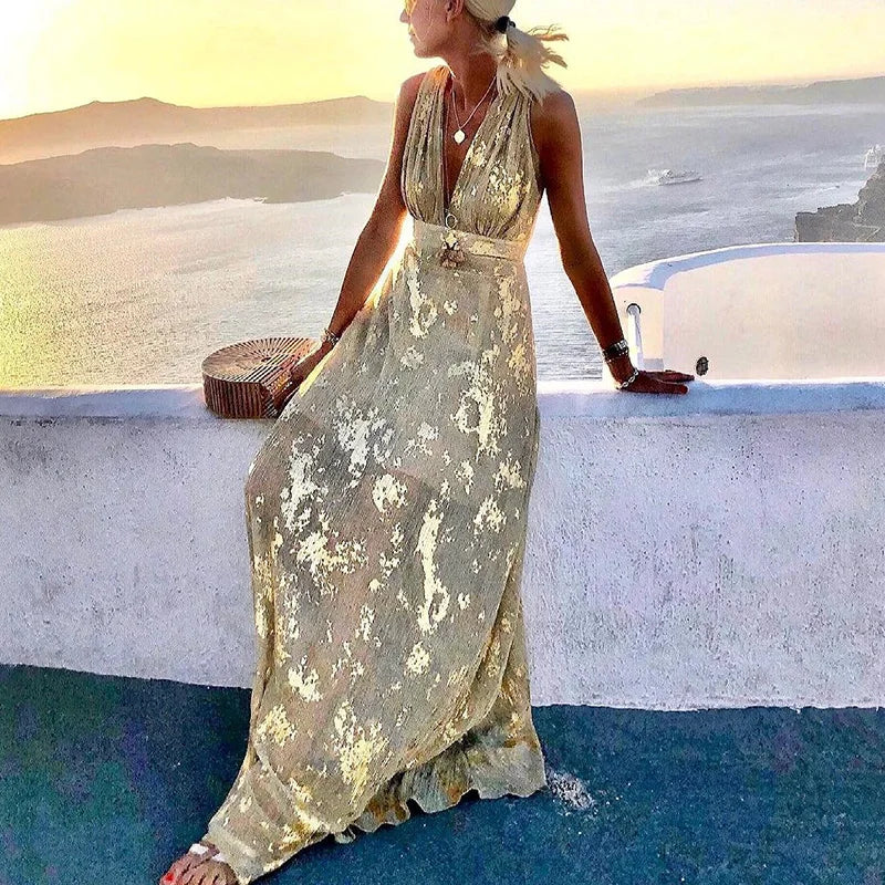 Levoire | Robe D'été Fluide Pour Femme - Maxi