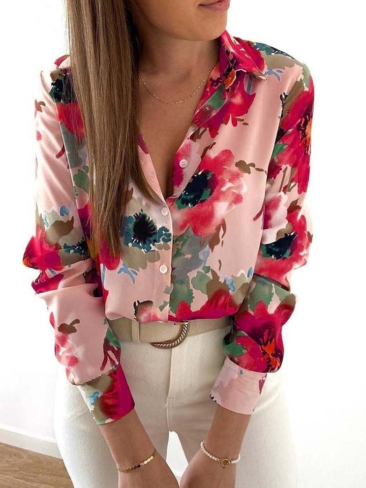 Levoire | Blouse Avec Imprimé Fleuri Pour Femmes Rose