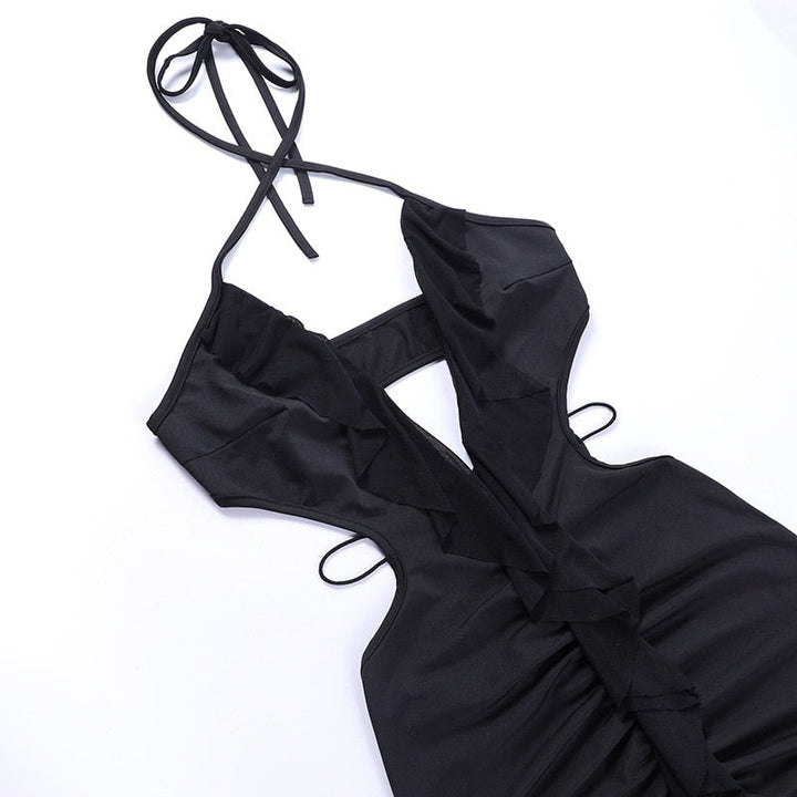 Levoire | Jupe À Bretelles Froncée Arrière Mini Robes