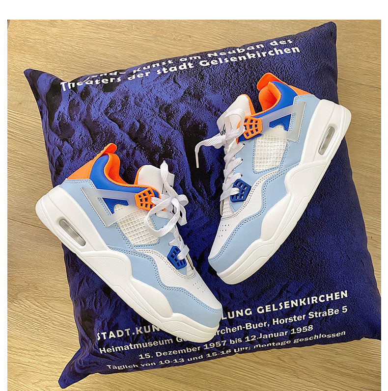 Levoire | Haut Top Décontracté Sneakers bleu