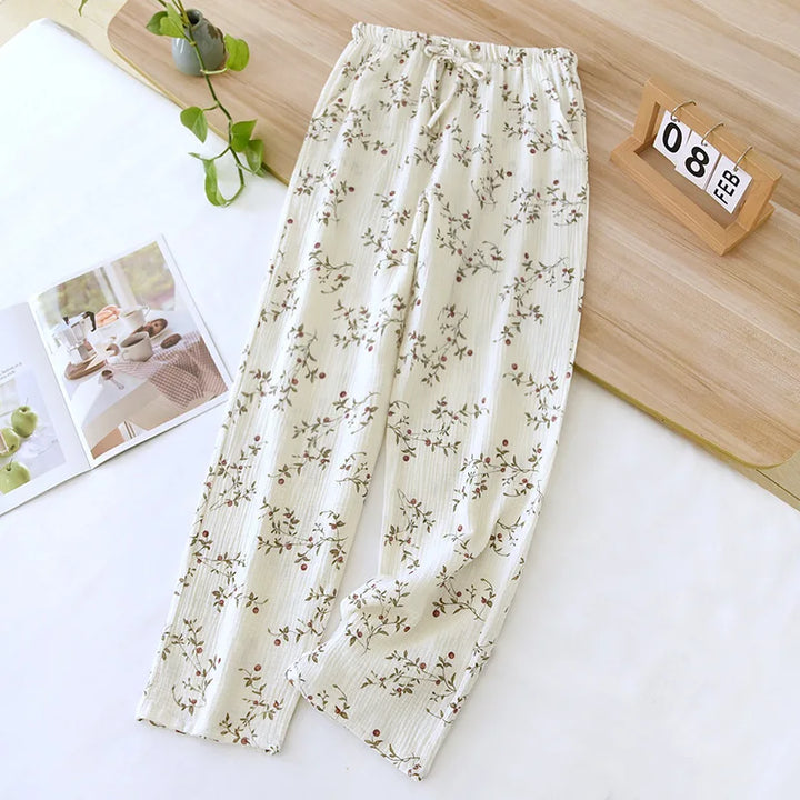 Levoire | Pantalons De Pyjama En Crepe De Coton 6