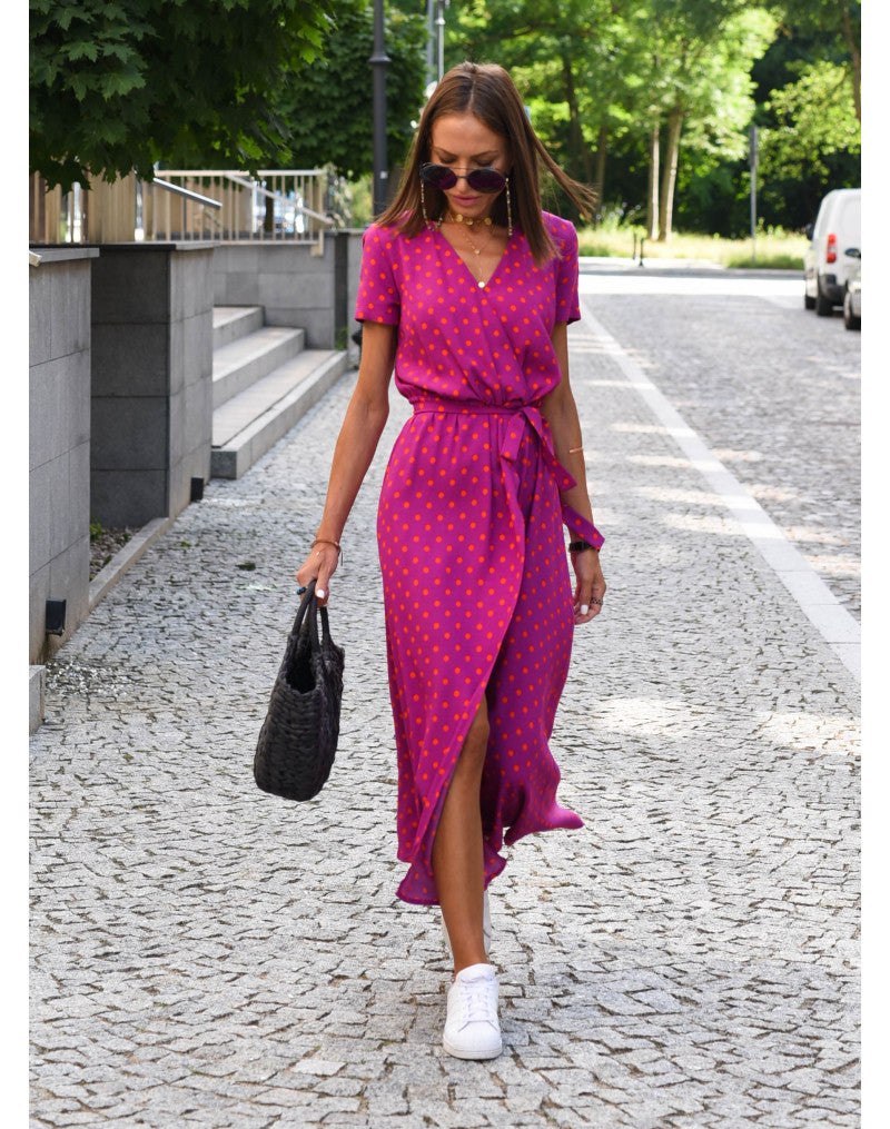 Levoire | Robe D'Été Élégante Avec Décolleté En V