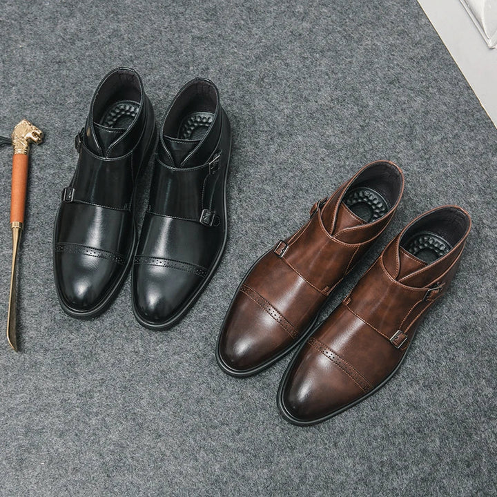 Levoire | Bottes En Cuir À Deux Boucles