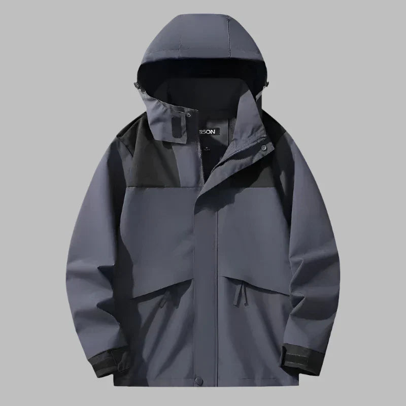 Levoire | Veste De Randonnée Extérieure Premium Avec Capuche Pour Hommes Bleu foncé
