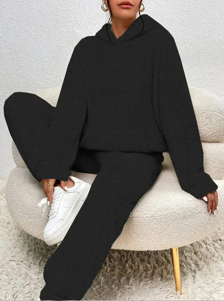 Levoire | Ensemble Teddy Avec Capuche Noir