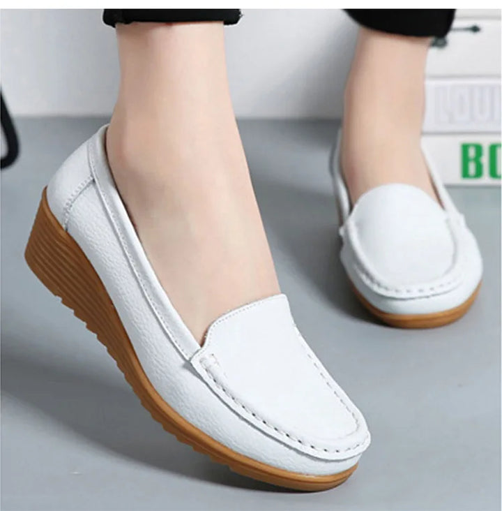 Levoire | Loafers Cuir Souple Pour Femmes
