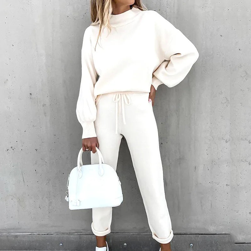 Levoire | Ensemble De Pull Et Pantalon Blanc