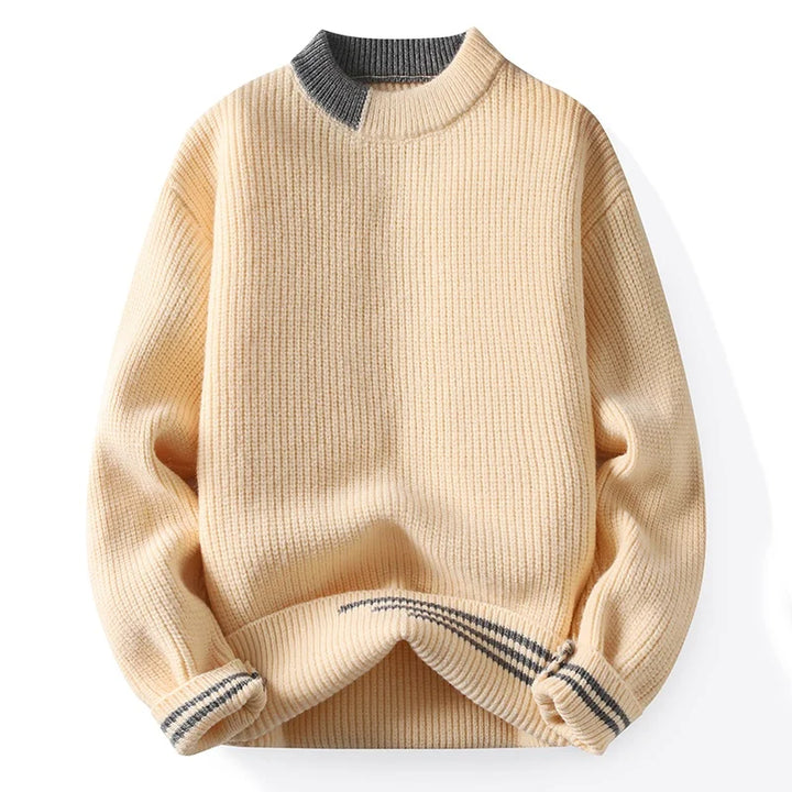 Levoire | Pull Côtelé Élégant Et Confortable Café