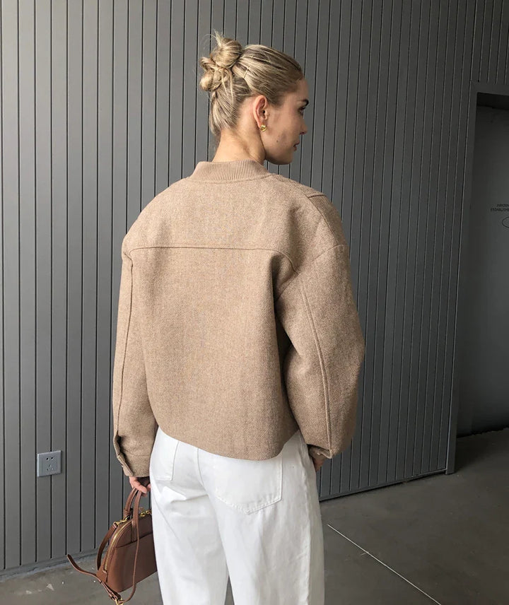 Levoire | Veste En Laine Courte Mode Femmes