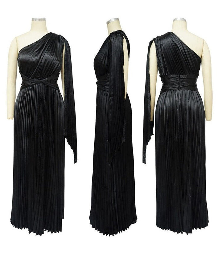 Levoire | Satinpuddings Plissé Lyskostakk Robes Longues