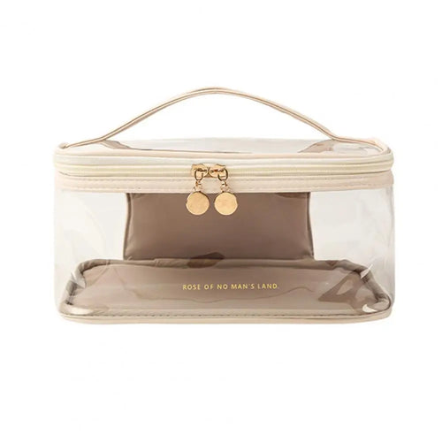 Levoire | Grande Trousse De Maquillage Étanche En Pvc Transparent