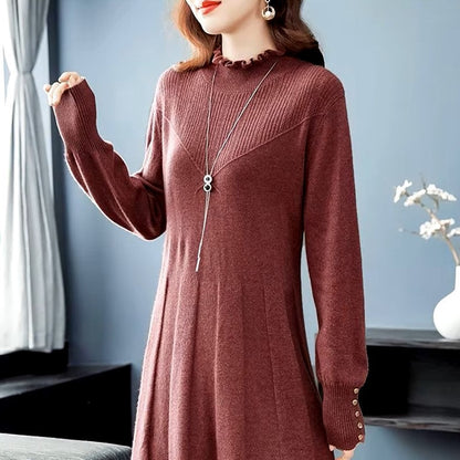 Levoire | Élégant Robe Tricot Midi