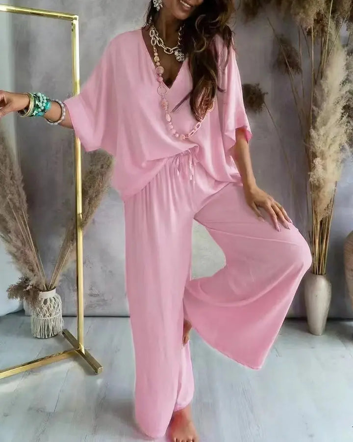 Levoire | Pièce Été Set Veste Légère Pour Femmes Rosa