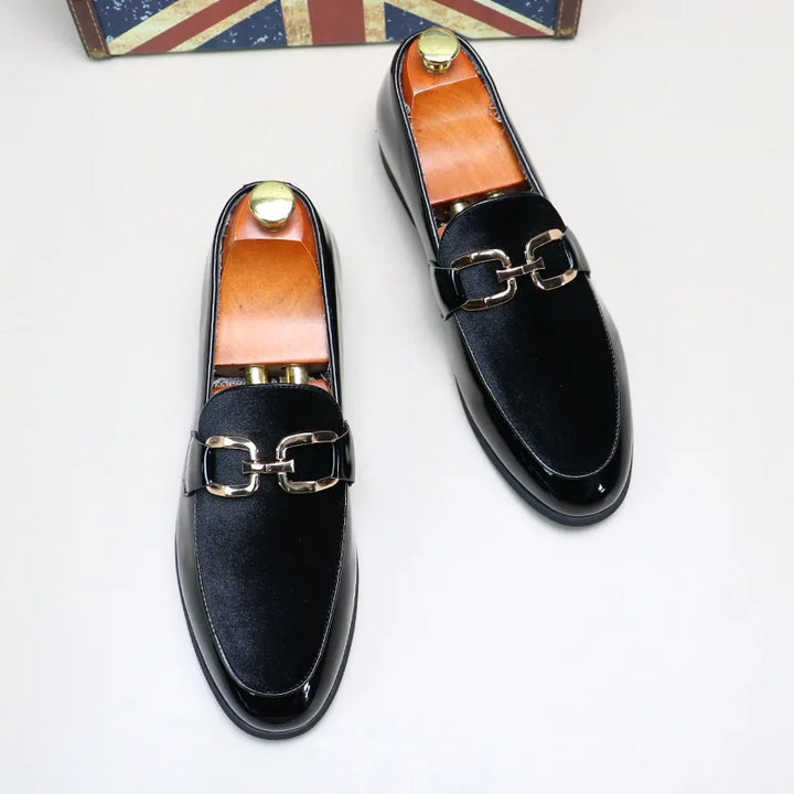 Levoire | Baume En Cuir Brillant Sandale Noir