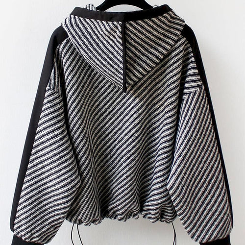 Levoire | Sweat À Capuche Rayé
