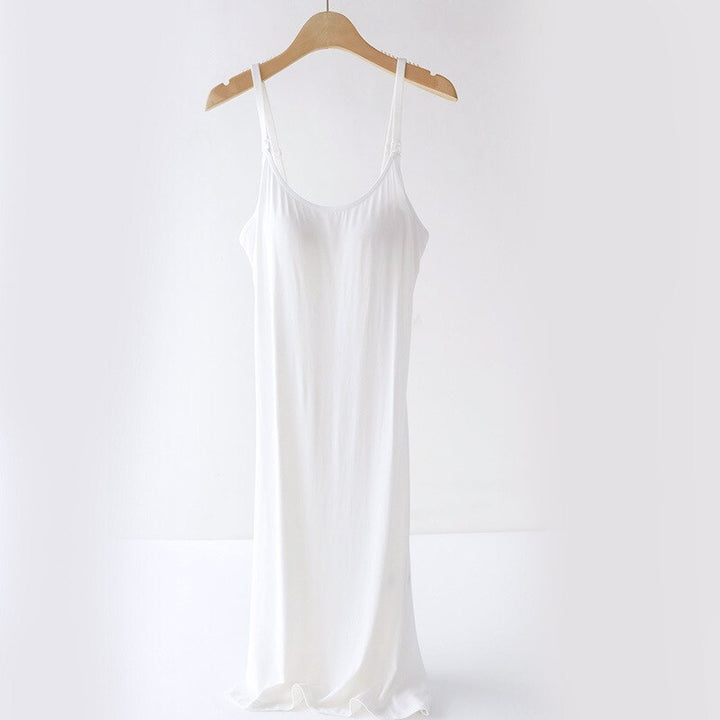 Levoire | Robe De Nuit De Grossesse Blanc