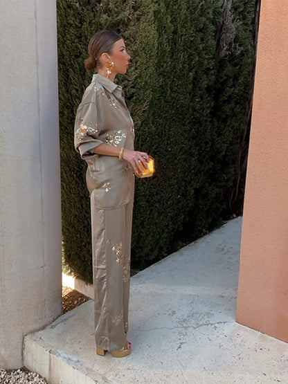 Levoire | Ensemble Élégant Pour Femmes - Gris