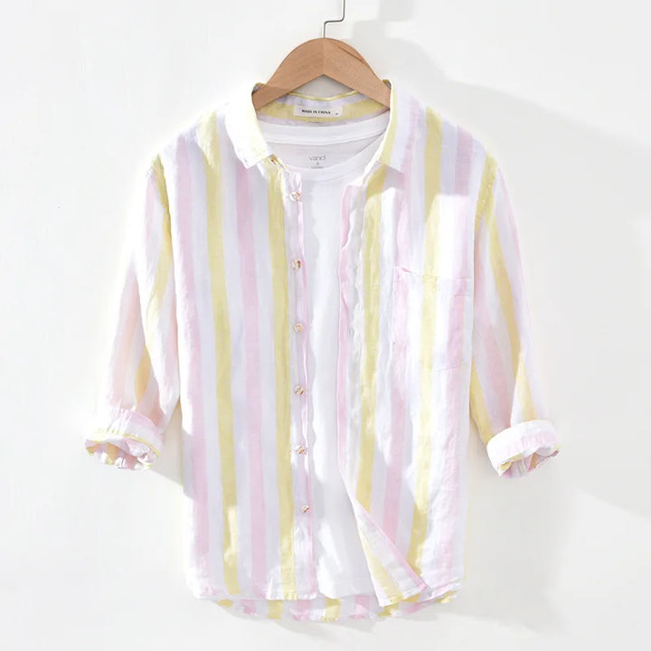 Levoire | Chemise d'été élégante Mildes Flamant + Hellkelta
