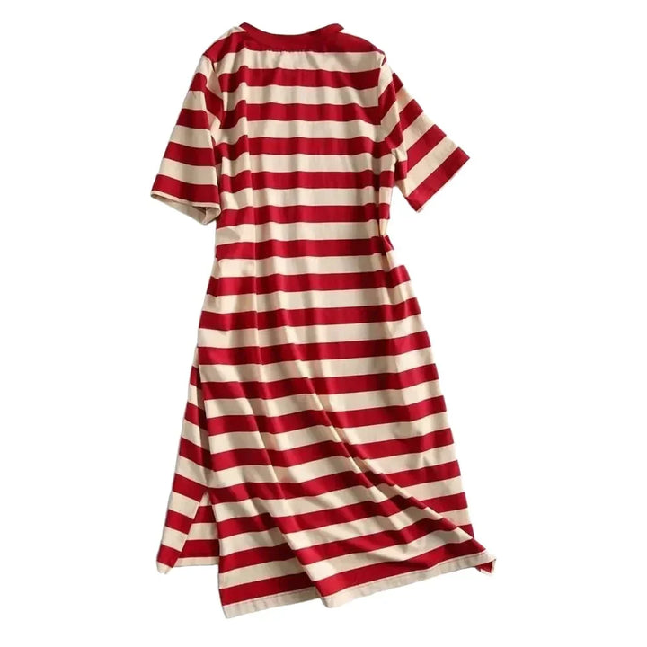 Levoire | Robe Midi Décontractée Et Tendance À Manches Courtes Pour L'Été