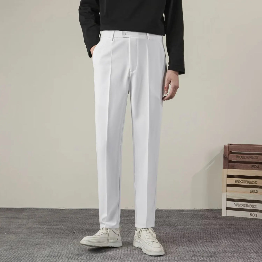 Levoire | Pantalons Décontractés Élégants Pour Hommes Blanc