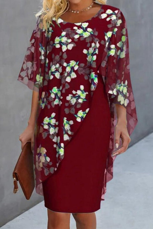 Levoire | Robe à fleurs pour femmes Rot