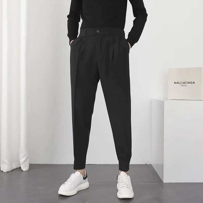 Levoire | Rennot Slim Fit Pantalon Pour Hommes Noir