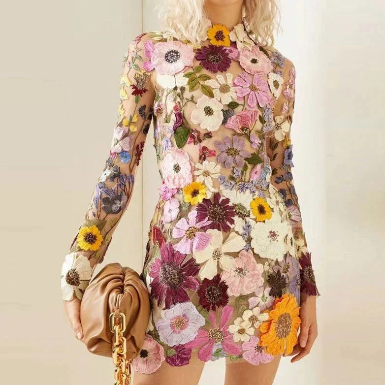 Levoire | Femme Robe de printemps Multicolore